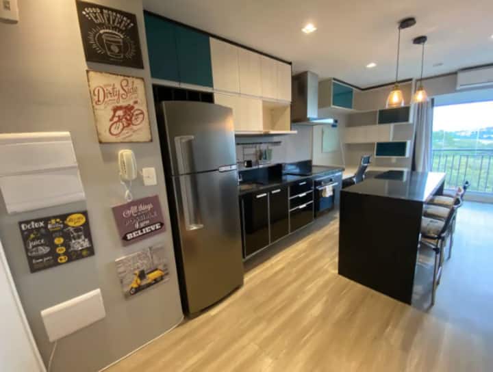 Cozinha do apartamento KeyDom em Santana